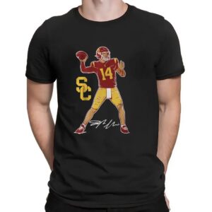 USC Football Jayden Maiava Superstar Pose Signature T Shirt