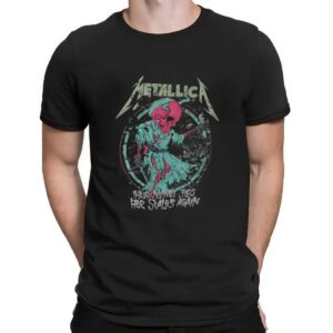 Metallica And Justice For All Skeleton Their Money Tips Her Scales Again T Shirt