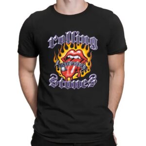 Rolling Stones Tattoo You Flames Band Vintage Y2K T Shirt