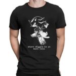 Shadow Sonic the Hedgehog start diggin in yo butt twin t shirt