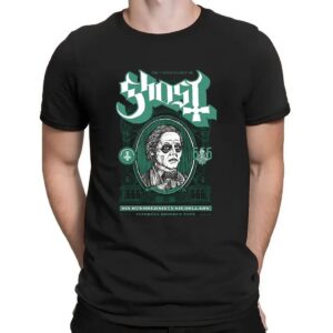 Ghost Band The United Clergy Of Ghost 666 Dollars Infernal Reverse Note Mummy Dust T Shirt