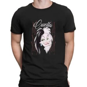 Disney Cruella De Vil Flames T Shirt