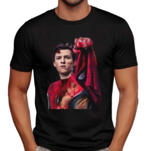 Tom Holland Spider Man 2025 Portrait T Shirt