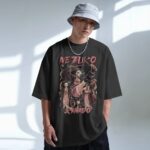 Nezuko Kamado Demon Slayer Anime Dynamic Battle Art T Shirt