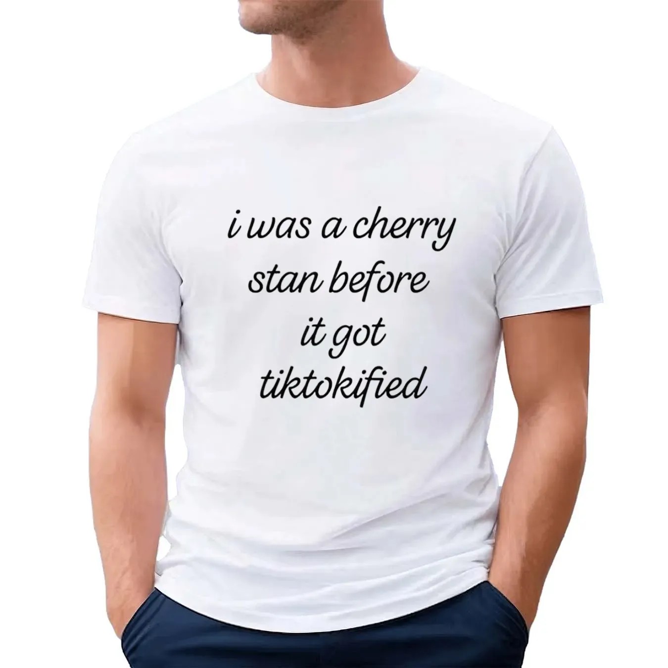 i was a cherry stan before it got tiktokified t shirt