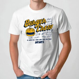 Milwaukee Burger Crew 12 Wins In A Row And They're Free Signatures T Shirt