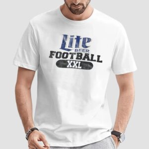 Lite Beer Football XXL T Shirt