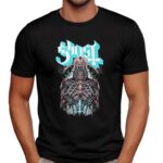 Ghost Skeleton Cyborg Horror T Shirt