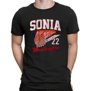 Sonia Citron Washington Mystics Basketball Retro Swish T Shirt