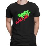 The Voidz Blue Demon Lockup Logo Graphic T Shirt