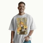 Zenitsu Agatsuma Demon Slayer Art Nouveau Anime T Shirt