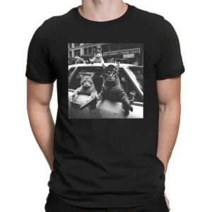 Cat Gang On Car Funny Vintage Shirt