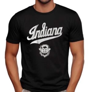 Indiana Hoosiers Football Mascot Script T Shirt