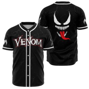 Venom Marvel Baseball Jersey