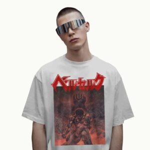 Berserk Guts and Casca Eclipse Sacrifice Scene Dark Edition T Shirt