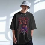 Kokushibo Upper Moon One Multi-eyes Demon Dark Fantasy Demon Slayer Anime T Shirt