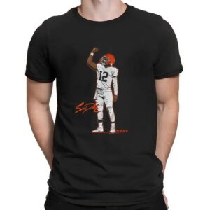 Shedeur Sanders Signature Superstar Pose T Shirt