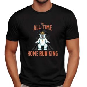Polar Bear King The All Time Home Run King T Shirt