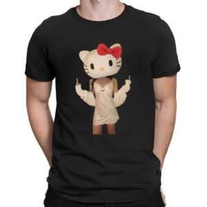 Hello Kitty In Sexy Nightgown Dark Humor T Shirt