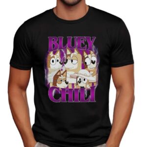 Bluey Chilli Vintage Bootleg T Shirt