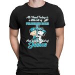 Snoopy And Charlie Brown All I Need Today Is A Little Bit Of Philadelphia Eagles And A Whole Lot Of Jesus Cross T Shirt