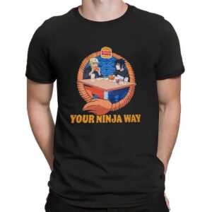 Burger King Naruto Your Ninja Way Mashup T Shirt