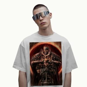 Berserk Guts Berserker Armor Dark Demon Control Manga Graphic T Shirt