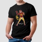 USC Football Jayden Maiava Superstar Pose Signature T Shirt