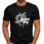 Green Day Hissing Cat Graffiti T Shirt