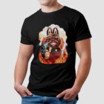 Laboomboom Labubu Lighting Flame Meme Graphic T Shirt