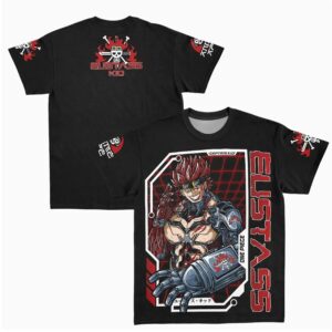Cyborg Eustass Kid One Piece 2 Sides T Shirt