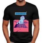 Garfield I Am Tired Of Earth These People I Am Tired Of Being Caught In The Tangle Of Their Lives Dr Manhattan Parody T Shirt