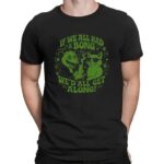 Opossum And Cat If We All Had A Bong We'd All Get Along T Shirt