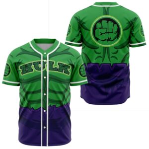 Hulk Marvel Baseball Jersey