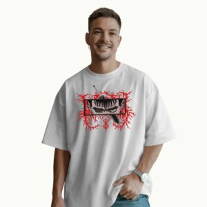 Berserk Guts Eyes and Sword Dark Fantasy Anime T Shirt