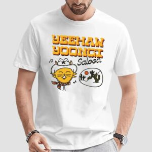Suga Yeehaw Yoongi Saloon Catboy Bangtan T Shirt