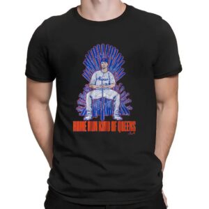 Pete Alonso Home Run King of Queens Throne T Shirt