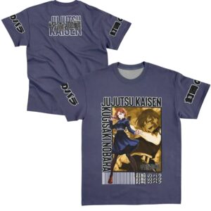 Kugisaki Nobara Jujutsu Kaisen Extra Print - Large Print - Sleeve Print T Shirt