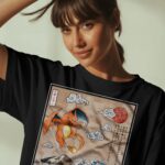 Charizard Blastoise Pokemon Graphic T Shirt, Anime Shirt
