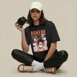 Son Goku, Luffy, Naruto Shonen Contest Anime Vintage T Shirt
