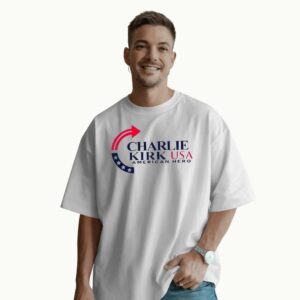 Charlie Kirk Turning Point USA American Hero 2025 T Shirt