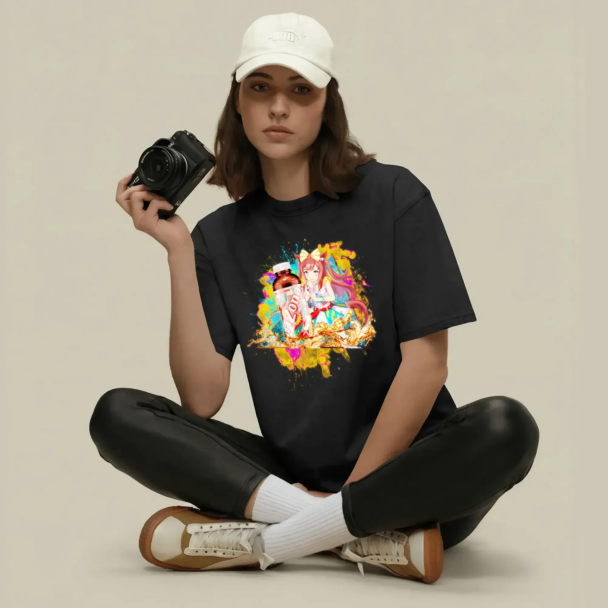 Agnes Digital Uma Musume Real Brewed Arizona Peach Iced Tea Anime Mashup T Shirt