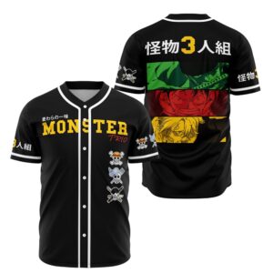 Monster Trio One Piece Baseball Jersey