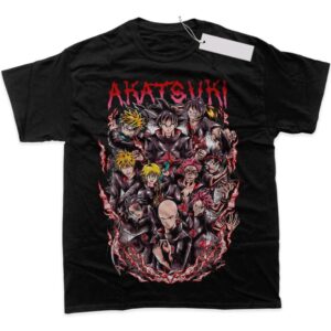 Goku, Naruto, Luffy, Tanjiro, Ichigo, Akatsuki Anime Graphic T Shirt