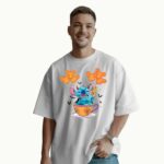 Stitch And Scrump Teacup Cute Spooky Season Disney Halloween T Shirt