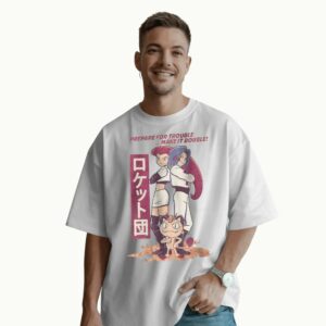 Team Rocket Vintage Pokemon T Shirt, Anime T-Shirt for Fans