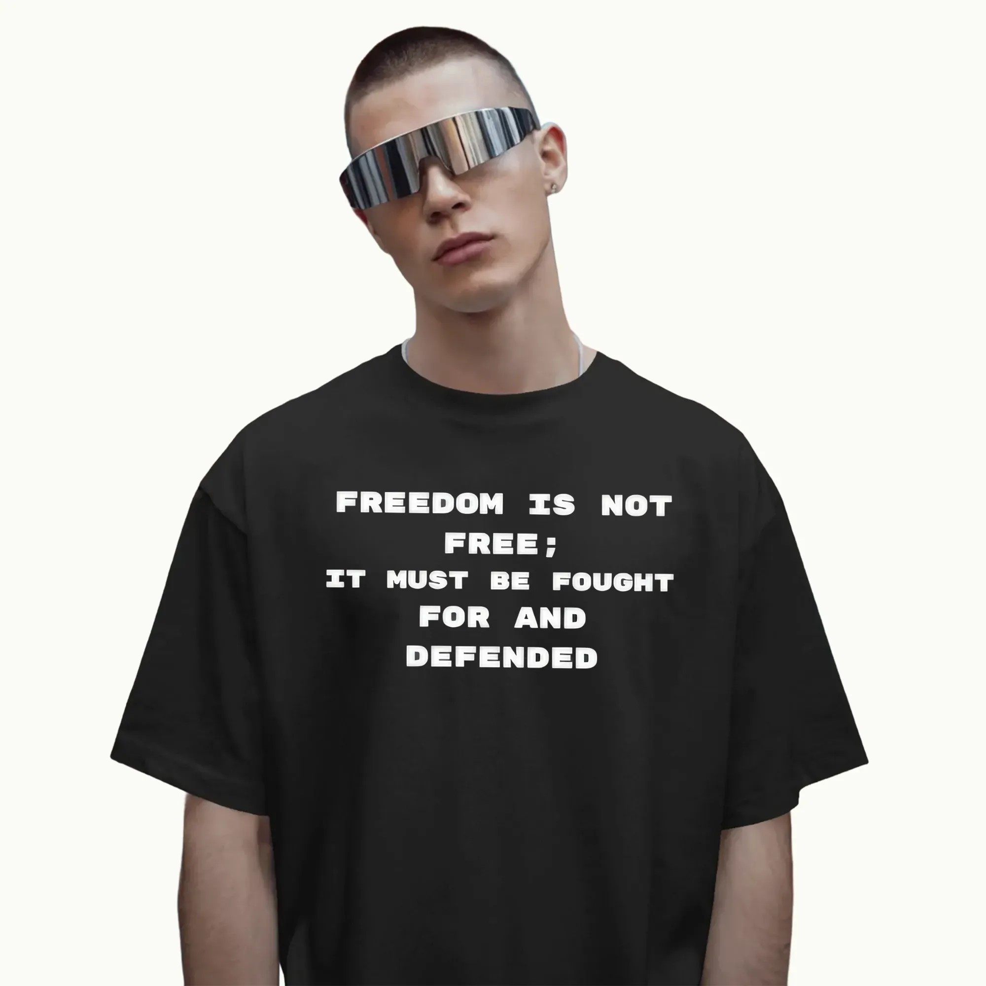 Freedom Is Not Free It Must Be Fought For And Defended Charlie Kirk 2025 T Shirt