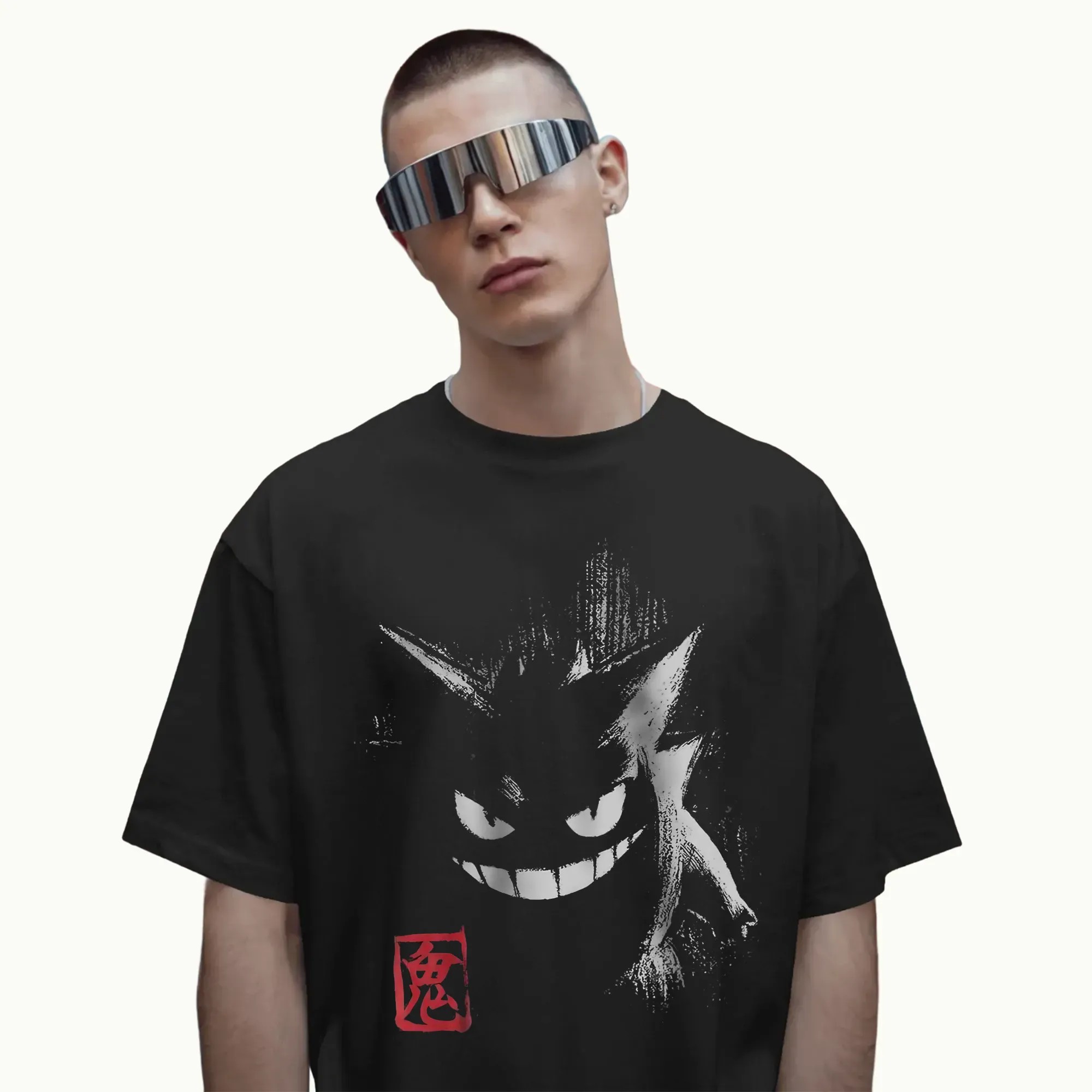 Gengar Vintage T Shirt, Pokemon Anime Shirt, PKM Graphic Tee