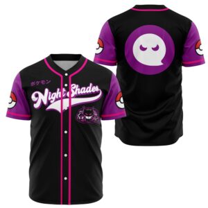 Night Shades Pokemon Baseball Jersey