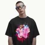 Smart Falcon Uma Musume Red Bull The Pink Edition Sugarfree Wild Berries Energy Drink Anime Mashup T Shirt